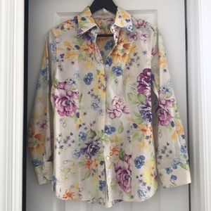 Etro floral button up shirt
